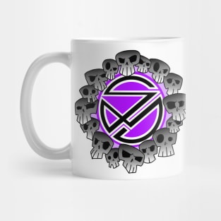 Sinister Motives skull purple Mug